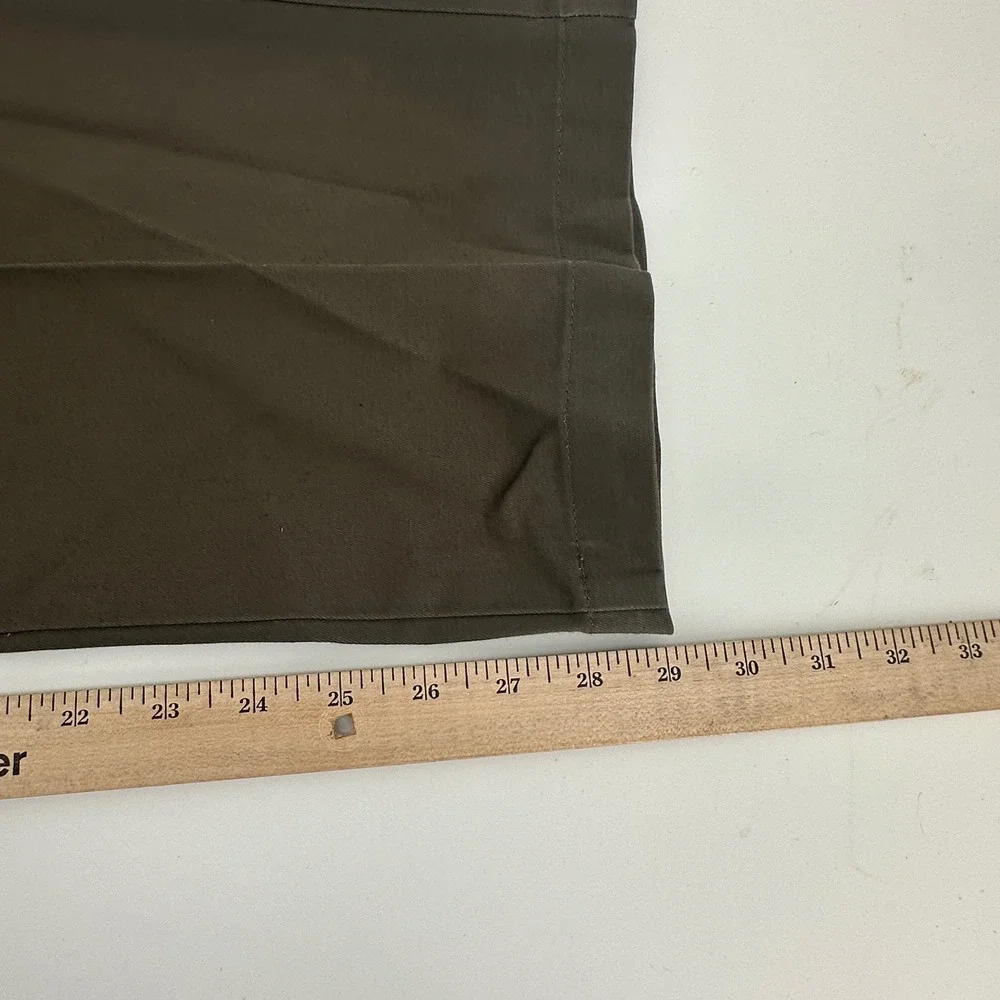 Dockers Pleated Khaki Pants Mens 48x29 Brown Classic Fit Stretch Flex Waistband